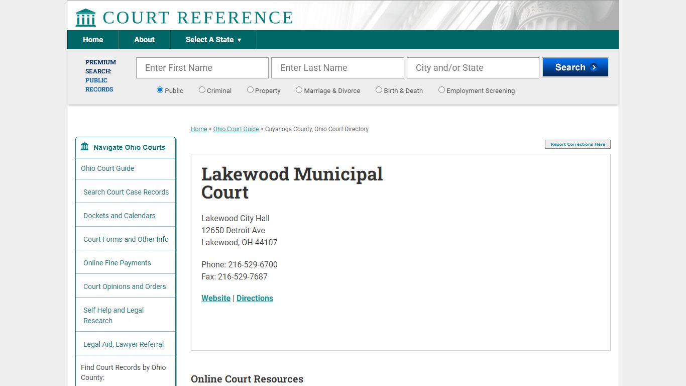 Lakewood Municipal Court - Courtreference.com